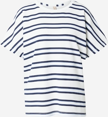 Tricou 'BARNI 50' de la Soyaconcept pe albastru: față