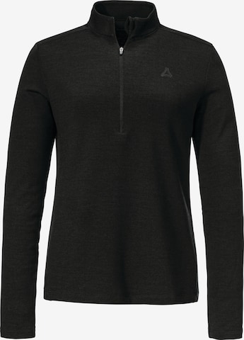 T-shirt fonctionnel Schöffel en noir : devant