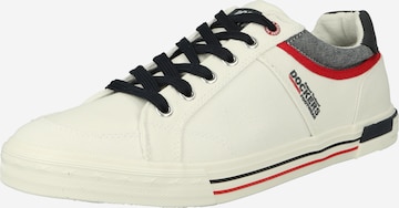 Sneaker bassa di Dockers by Gerli in bianco: frontale