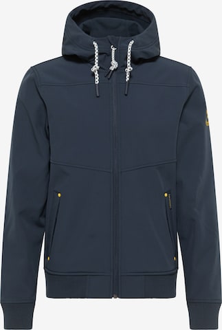 Schmuddelwedda Between-Season Jacket in Blue: front