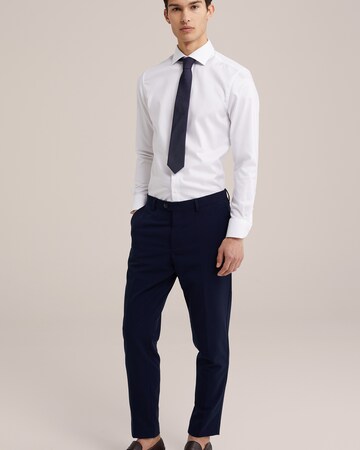 WE Fashion Slim fit Button Up Shirt in White