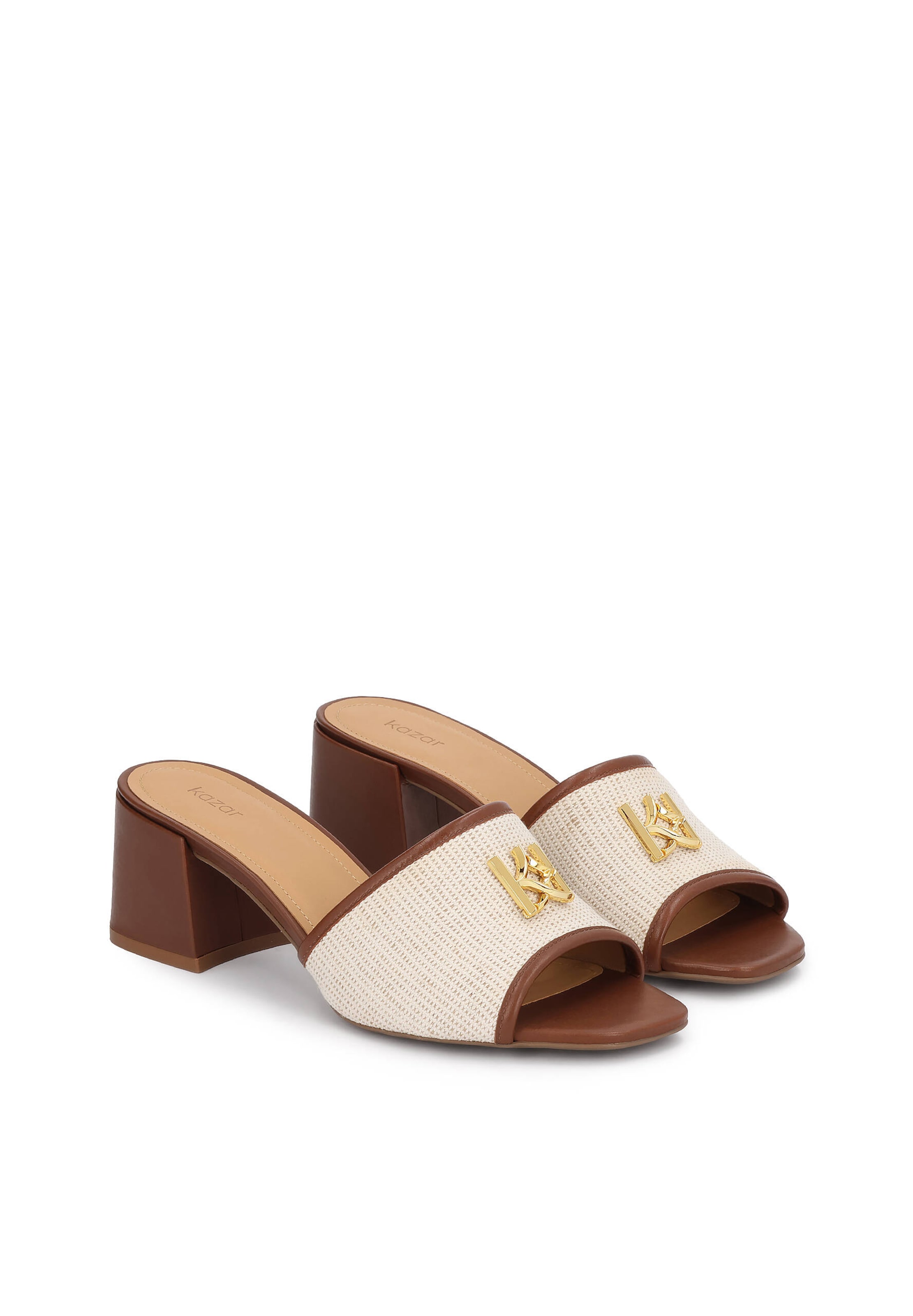 Kazar Pantolette in Braun