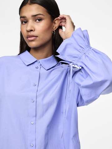 PIECES Blouse 'FUBBU' in Blauw