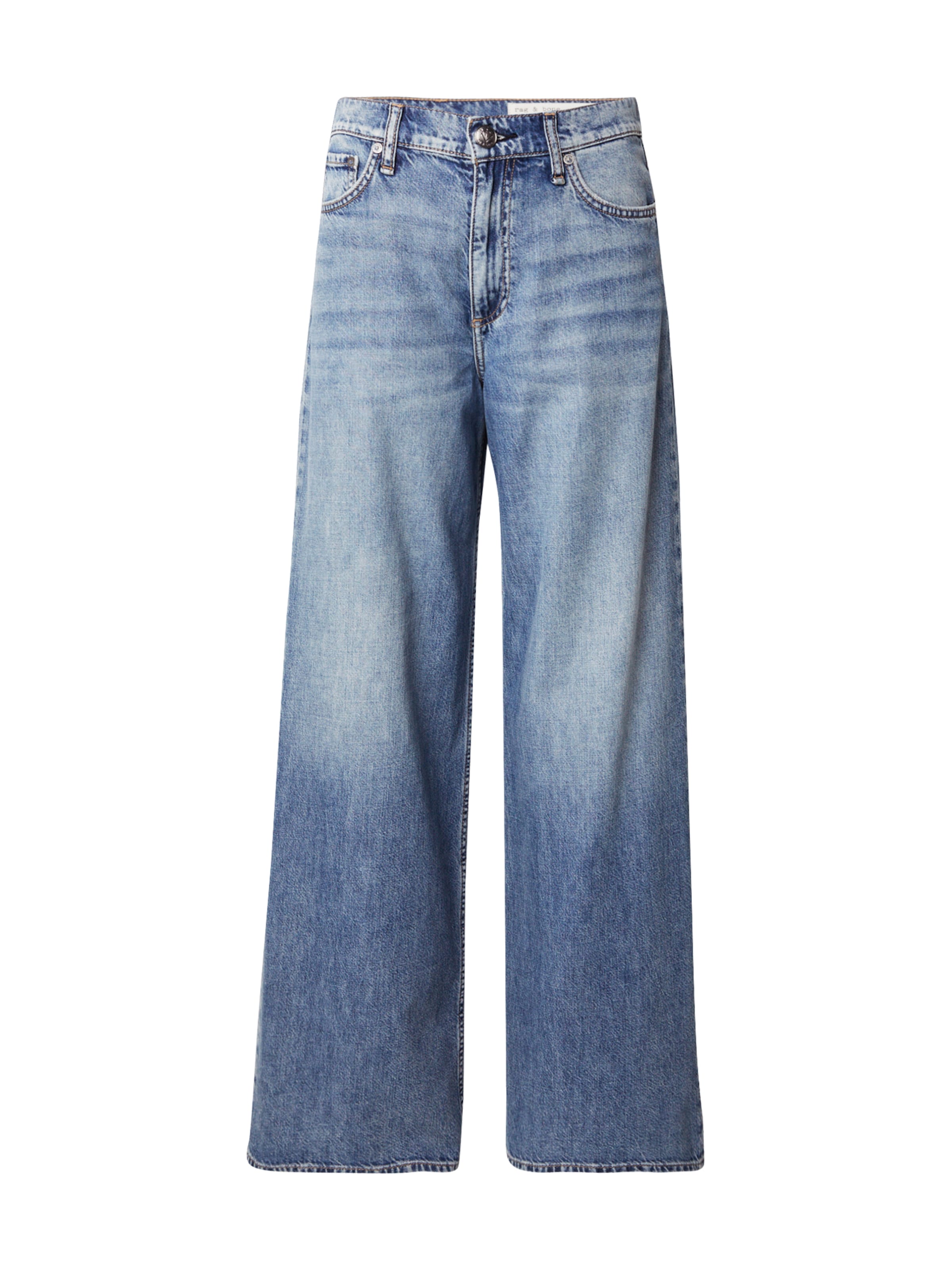 Wide Leg Jean 'SOFIE' rag & bone en bleu : devant