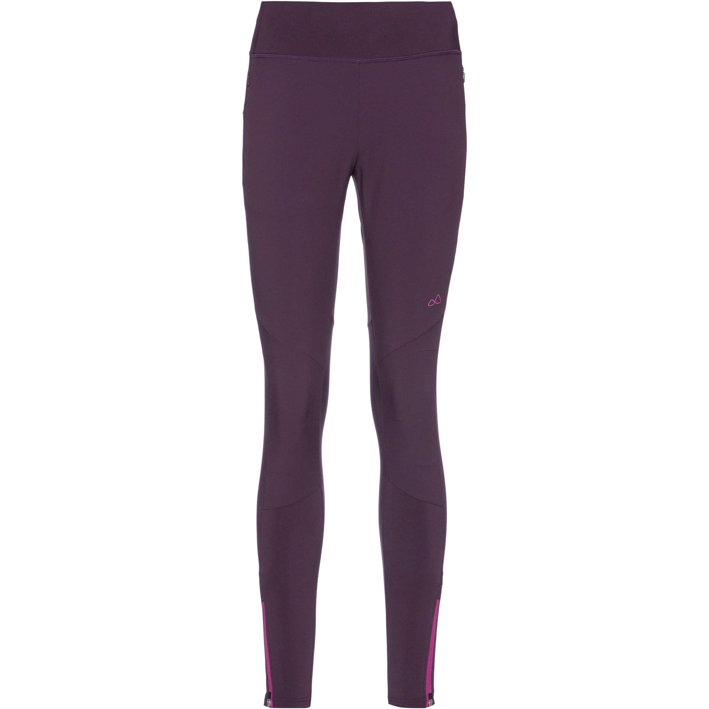 OCK Skinny Sporthose in Lila: Vorderseite