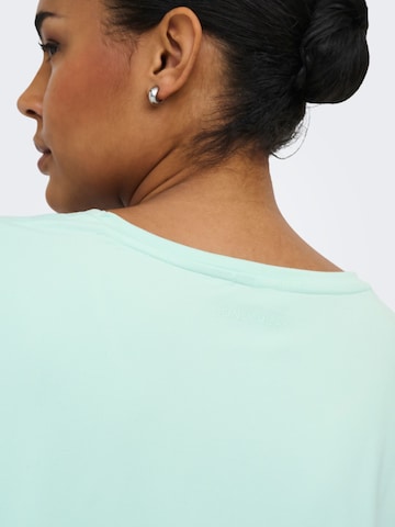 Only Play Curvy Performance shirt 'ONPAubree' in Blue