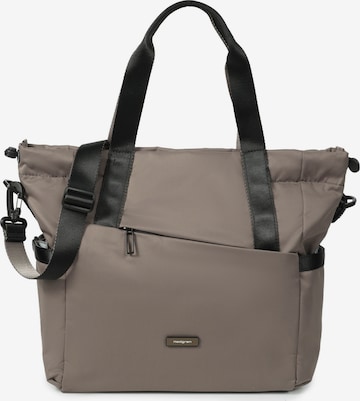 Hedgren Schultertasche 'Nova Galactic' in Grau: Vorderseite