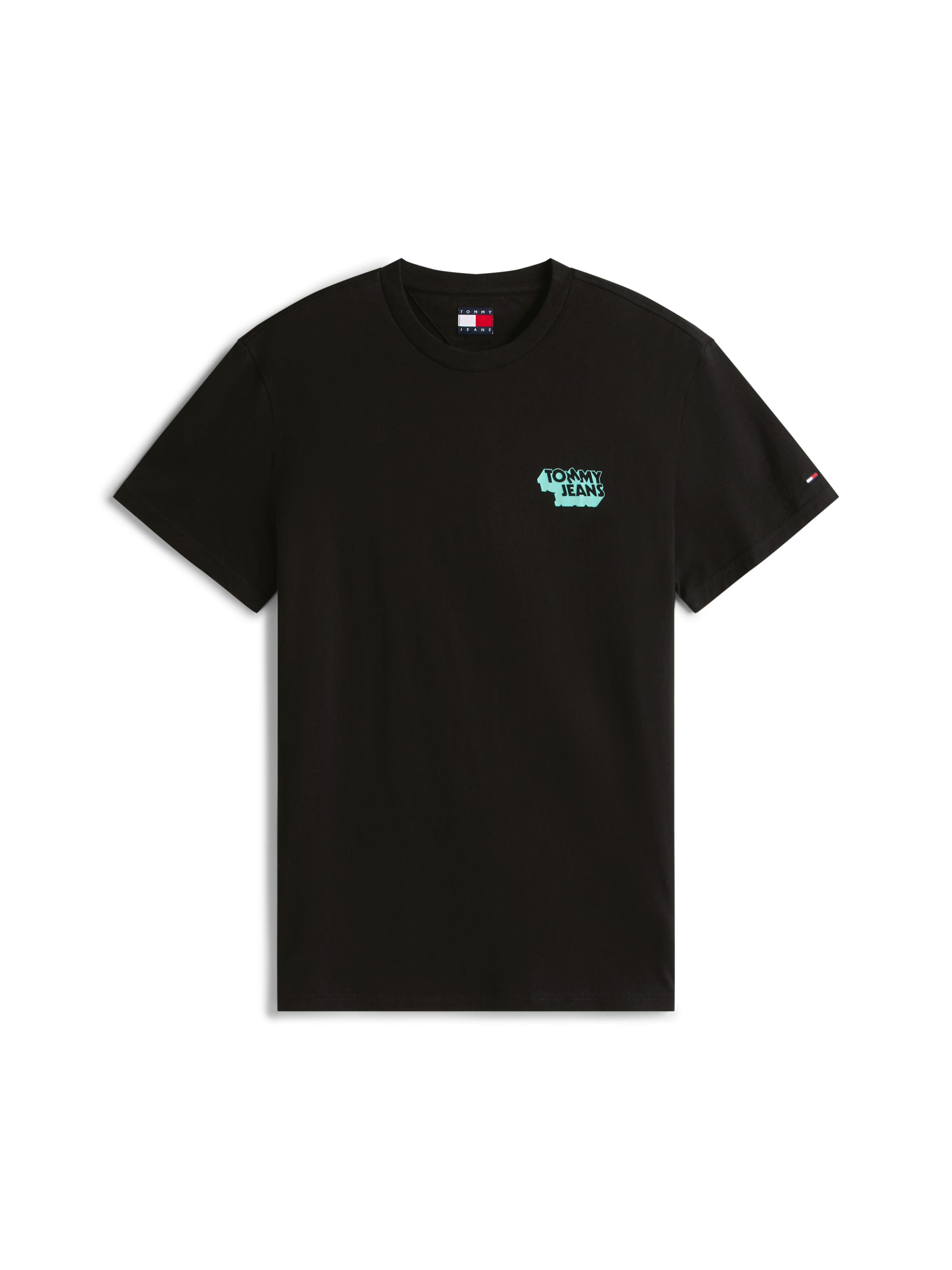 Tommy Jeans Μπλουζάκι σε μαύρο: μπροστά