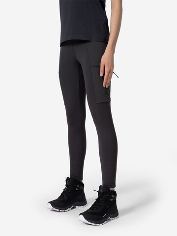 4F Skinny Sportovní kalhoty – šedá: přední strana