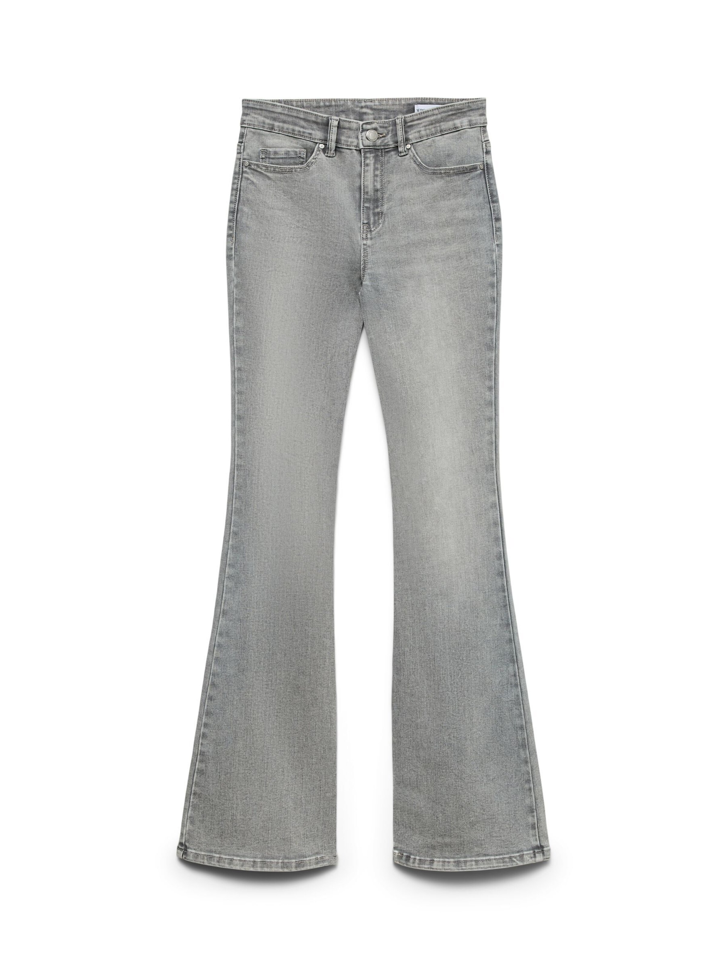 évasé Jean 'VMFlash' VERO MODA en gris : devant