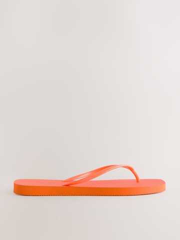 Next T-Bar Sandals in Orange