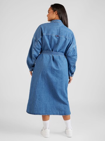 Tommy Jeans Curve Платье-рубашка в Синий