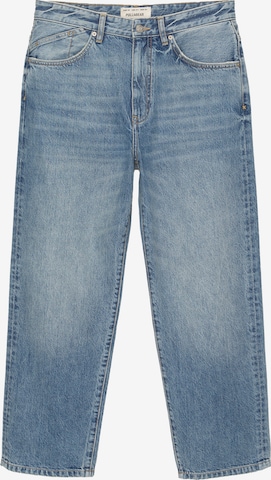 Largi Jeans de la Pull&Bear pe albastru: față