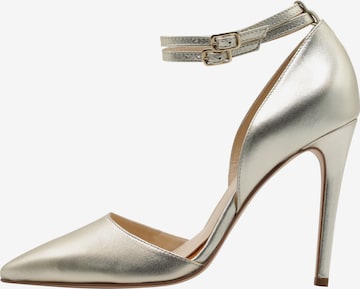 faina - Zapatos con plataforma en oro: frente