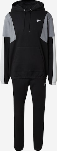 Nike Sportswear Sweat suit 'CLUB FLEECE' in Black: front