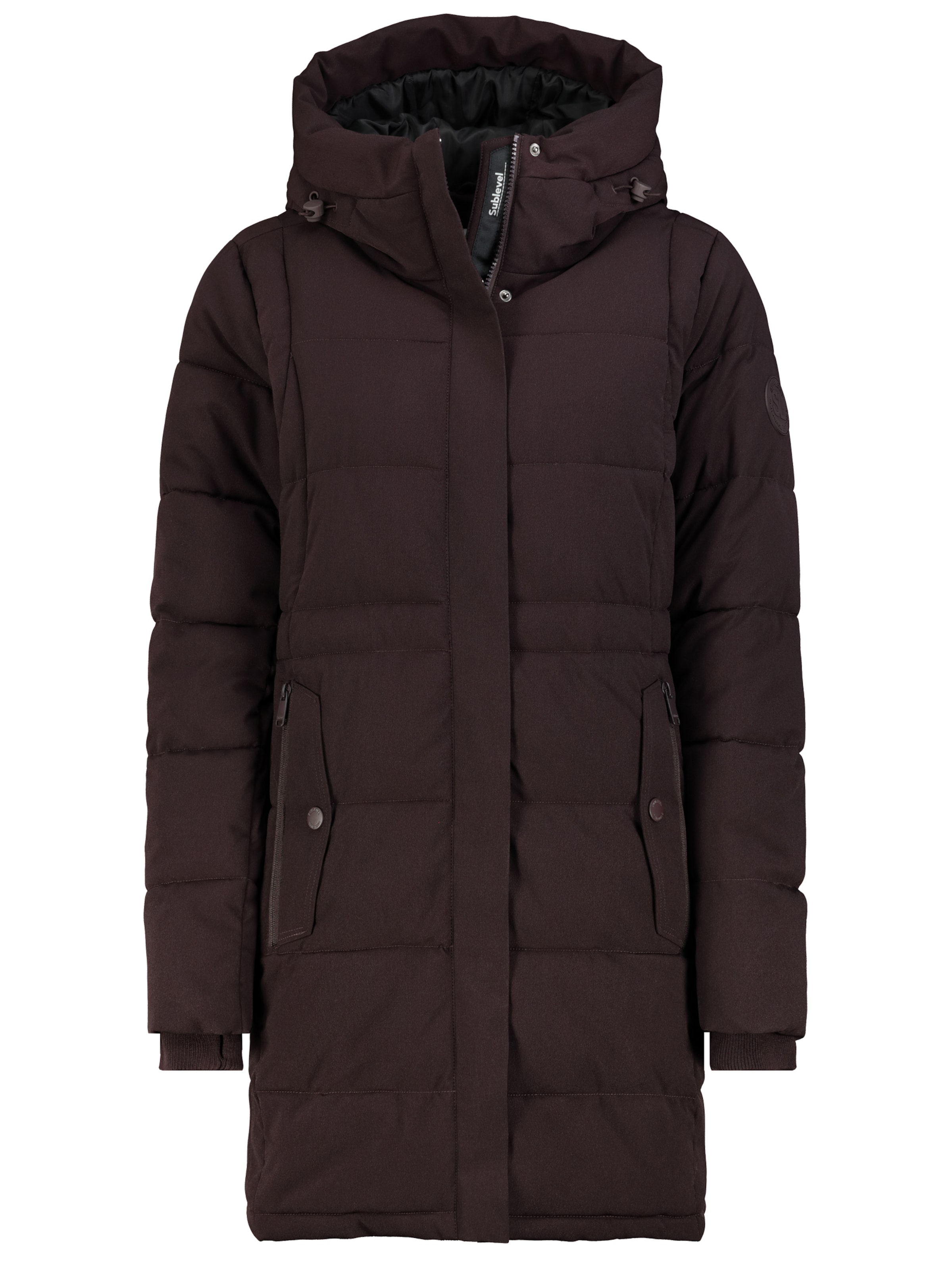 Sublevel Wintermantel in Bruin: voorkant