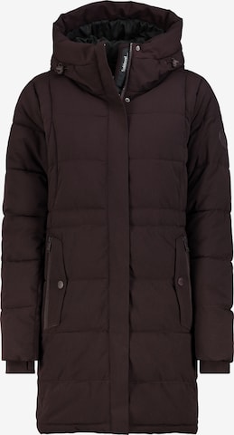 Sublevel Wintermantel in Bruin: voorkant