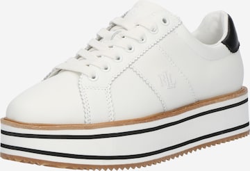 Sneaker bassa 'AMELIA' di Lauren Ralph Lauren in bianco: frontale