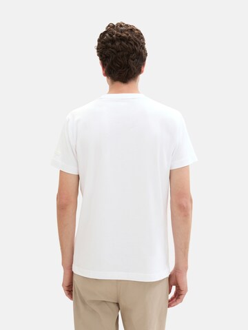 TOM TAILOR T-Shirt in Weiß