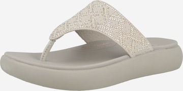 SKECHERS Japonke 'ASANA LUXE' | siva barva: sprednja stran