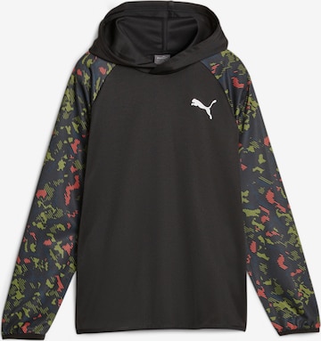 PUMA Athletic Sweatshirt in Black: front