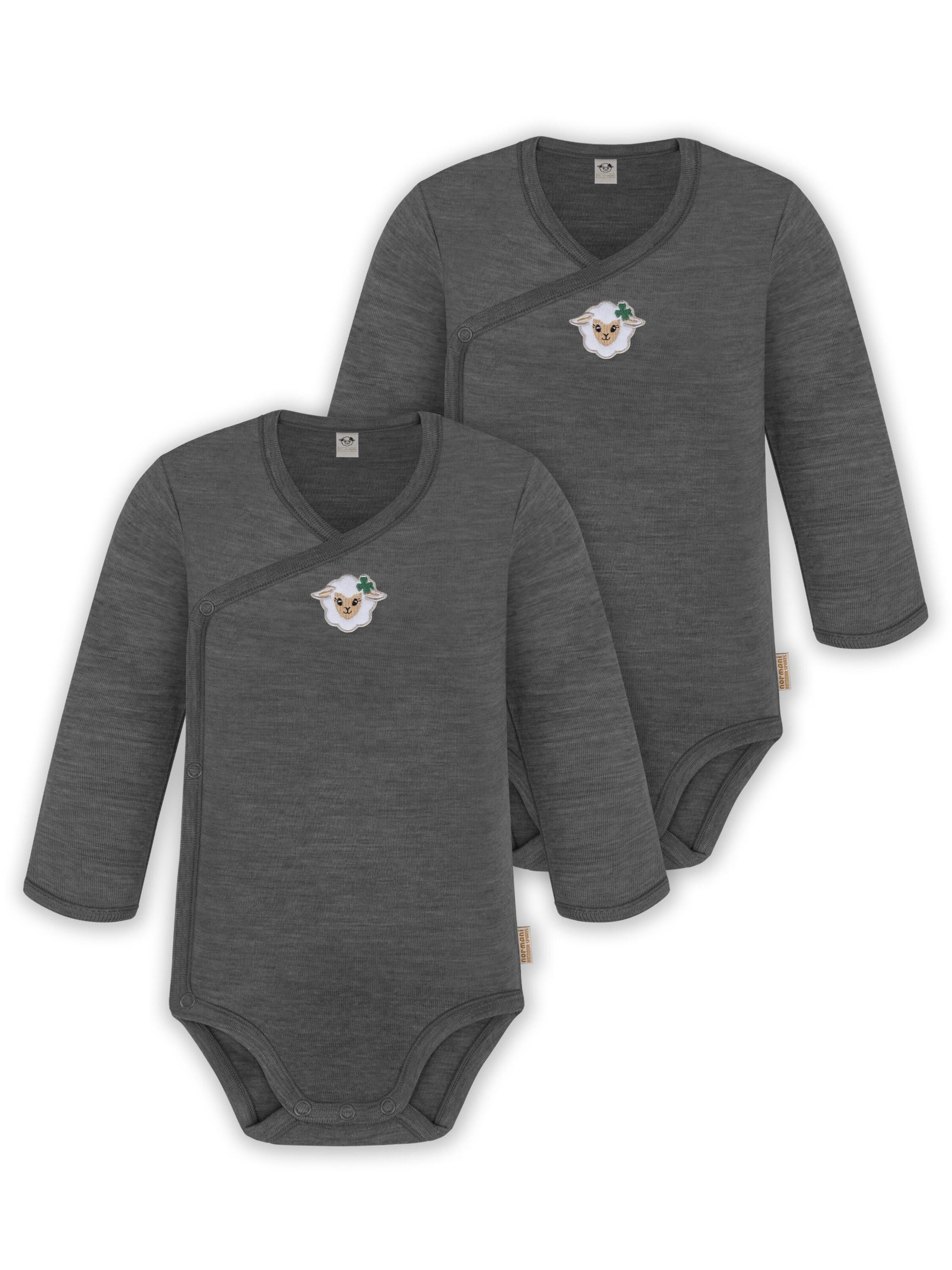 normani Body 'Kaitaia' in Grau: Vorderseite