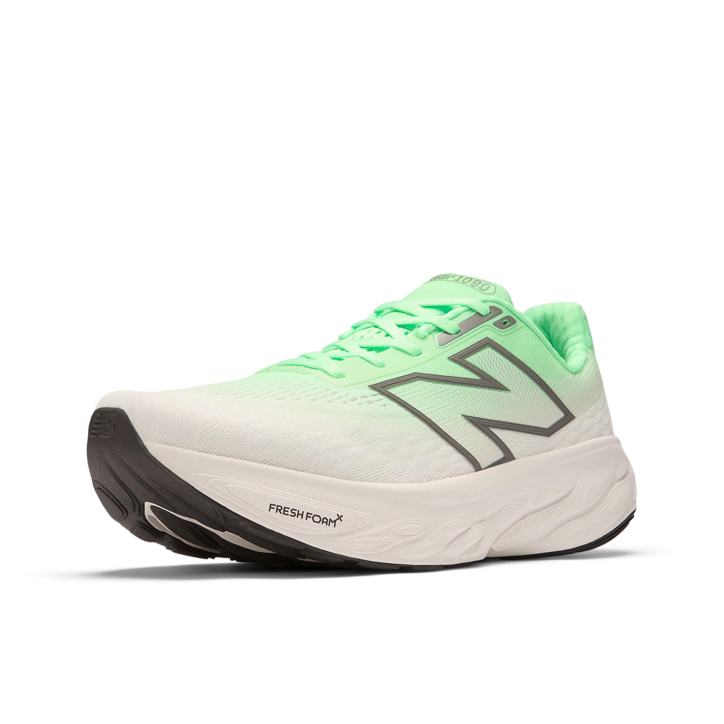 Chaussure de course 'Fresh Foam X 1080' new balance en vert : devant