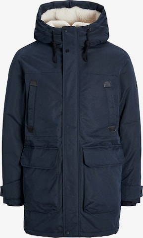 JACK & JONES Parka 'JJEPolar' in Blau: Vorderseite