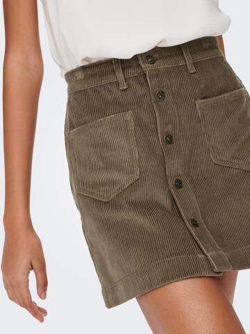 ONLY Skirt 'ONLAmazing' in Brown