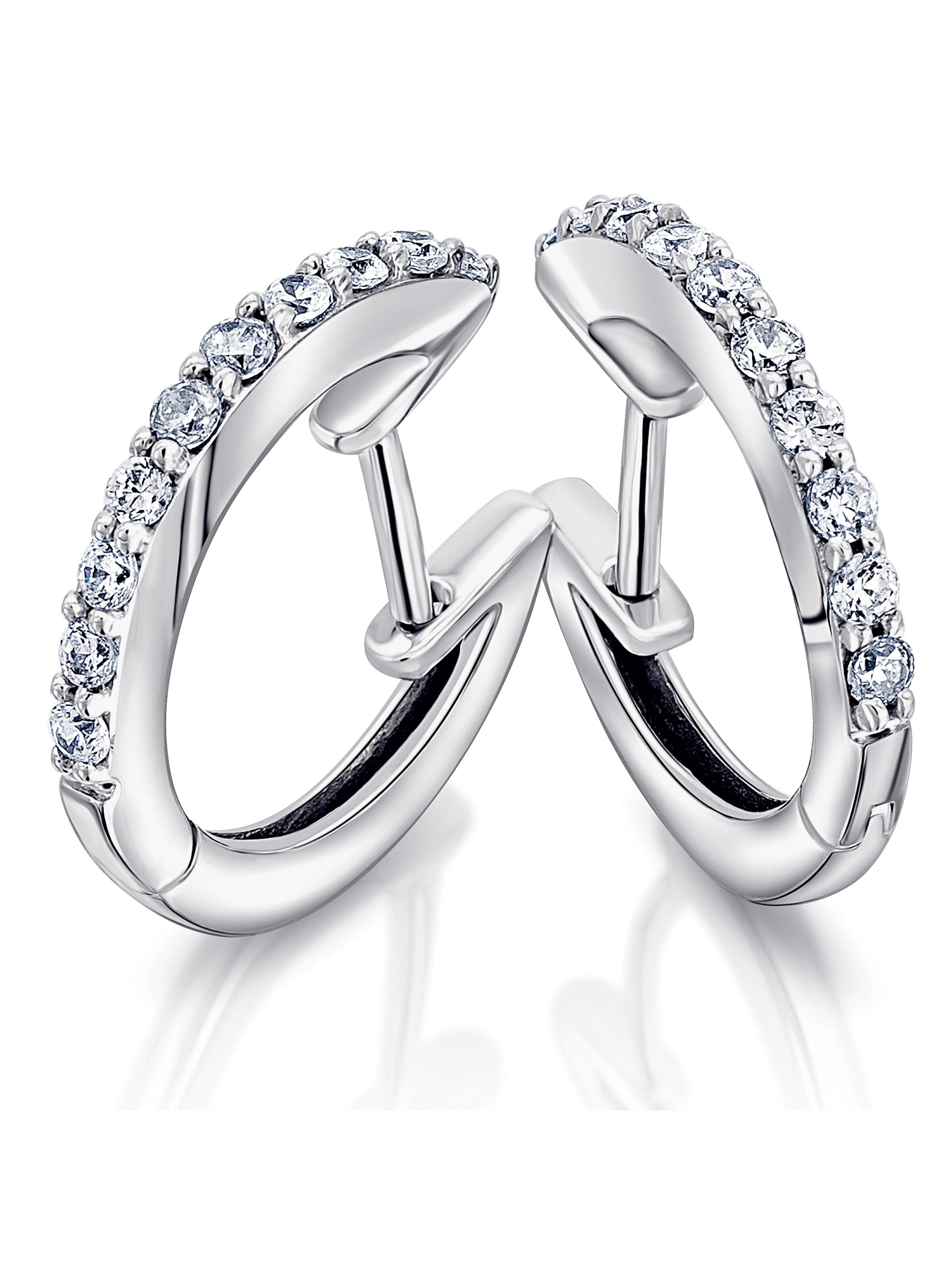 ONE ELEMENT Ohrringe in Silber: Vorderseite