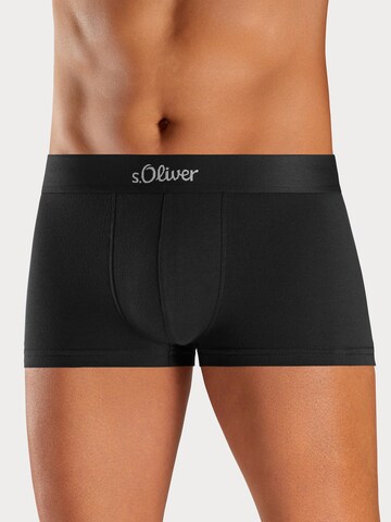 s.Oliver Boxer shorts in Black: front