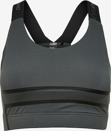 ONLY PLAY Sports Bra 'Camp' in Grey: front