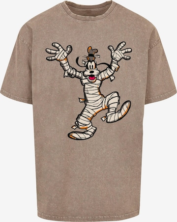 ABSOLUTE CULT Shirt ' D100 - Goofy Mummy' in Braun: predná strana