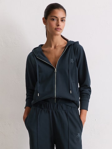 Marc O'Polo - Sudadera con cremallera ' Heavy Jersey ' en azul: frente