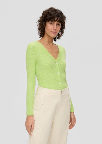 Cardigan s.Oliver en vert : devant