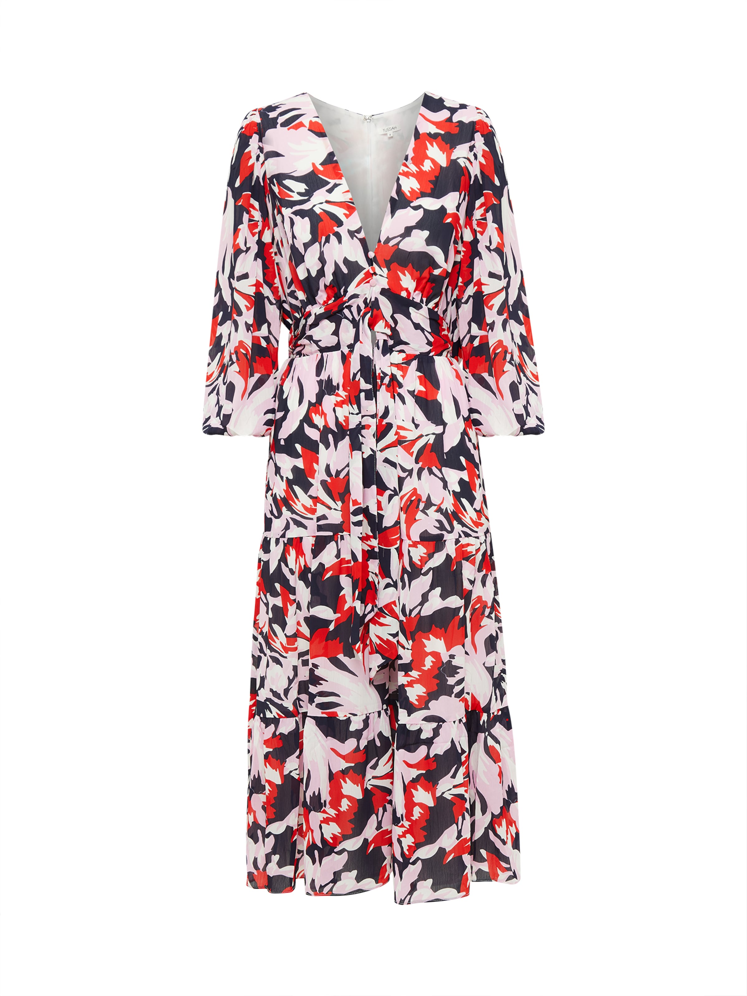 Tussah Dress 'AUORA' in Mixed colours: front