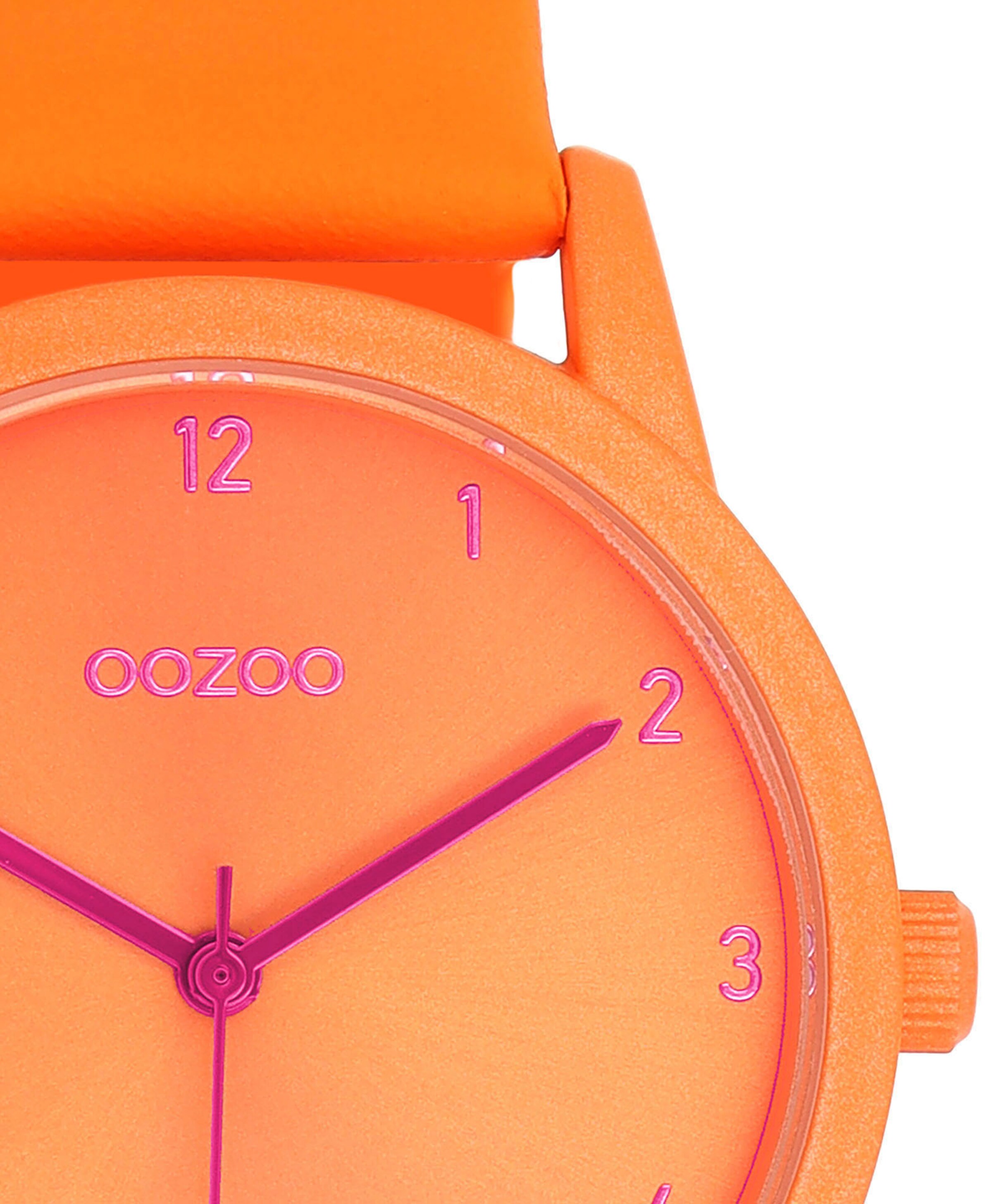 OOZOO Analog Watch in Orange