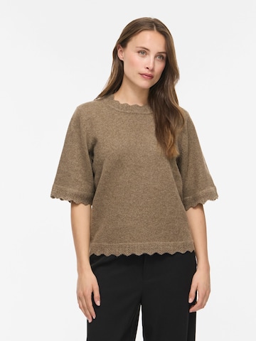 VILA Pullover 'VINikolina' i brun: forside