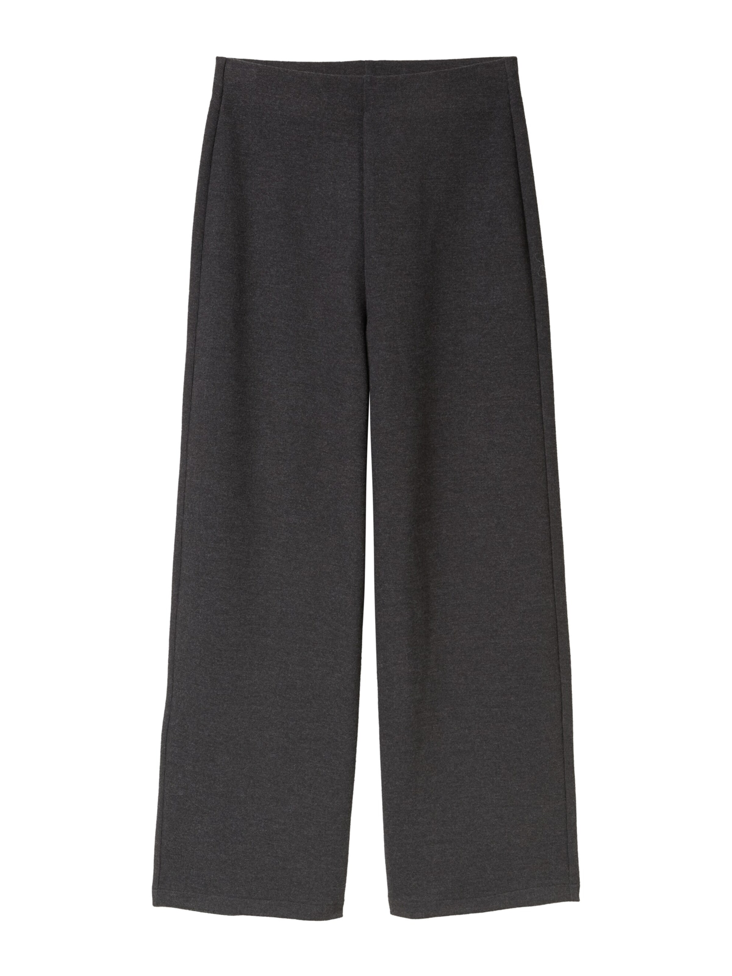 TOM TAILOR DENIM Široke hlačnice Hlače | siva barva: sprednja stran