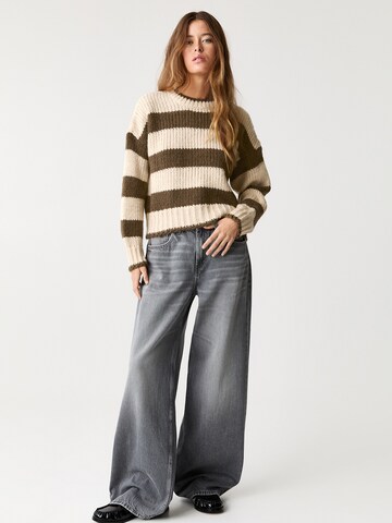 Pull-over Pull&Bear en beige