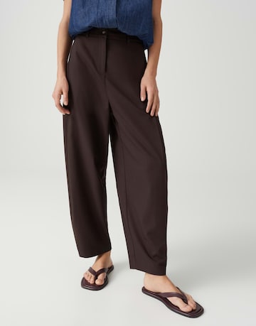 OPUS - Barrel Pantalón 'Myhi' en marrón: frente