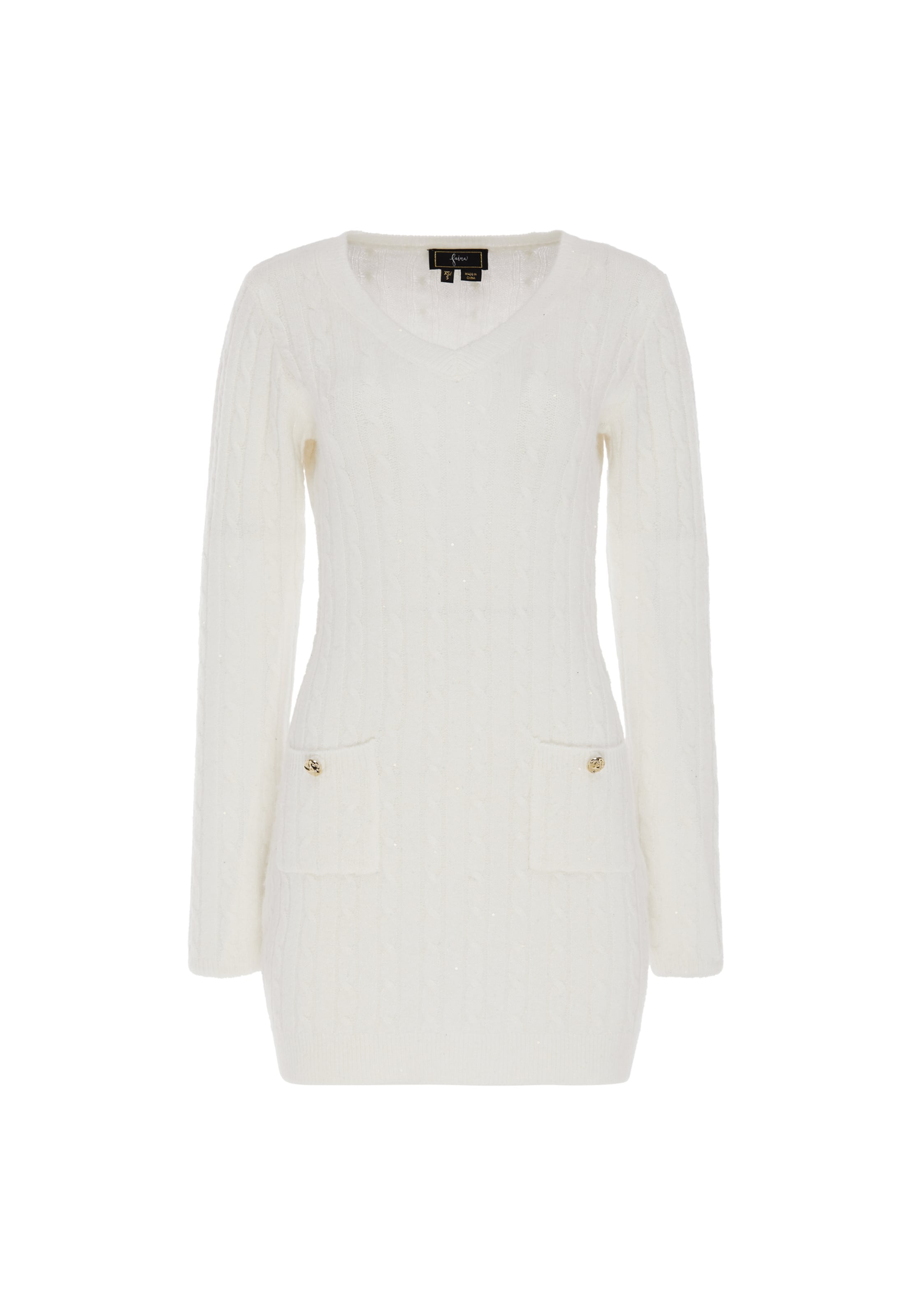faina Dress in 34-36 in Off white, Item view