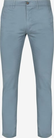Suitable Chino 'Plato' in Blauw: voorkant