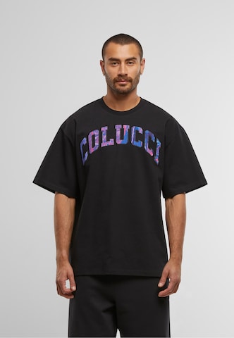 Colucci - Camisa 'College' em preto: frente