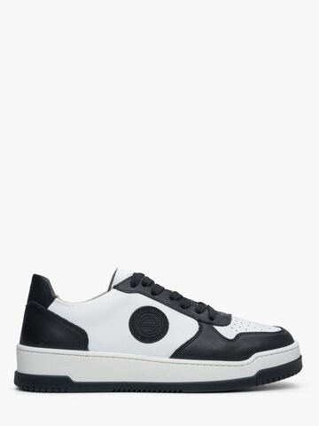 Estro Låg sneaker '09-2956' i svart: framsida