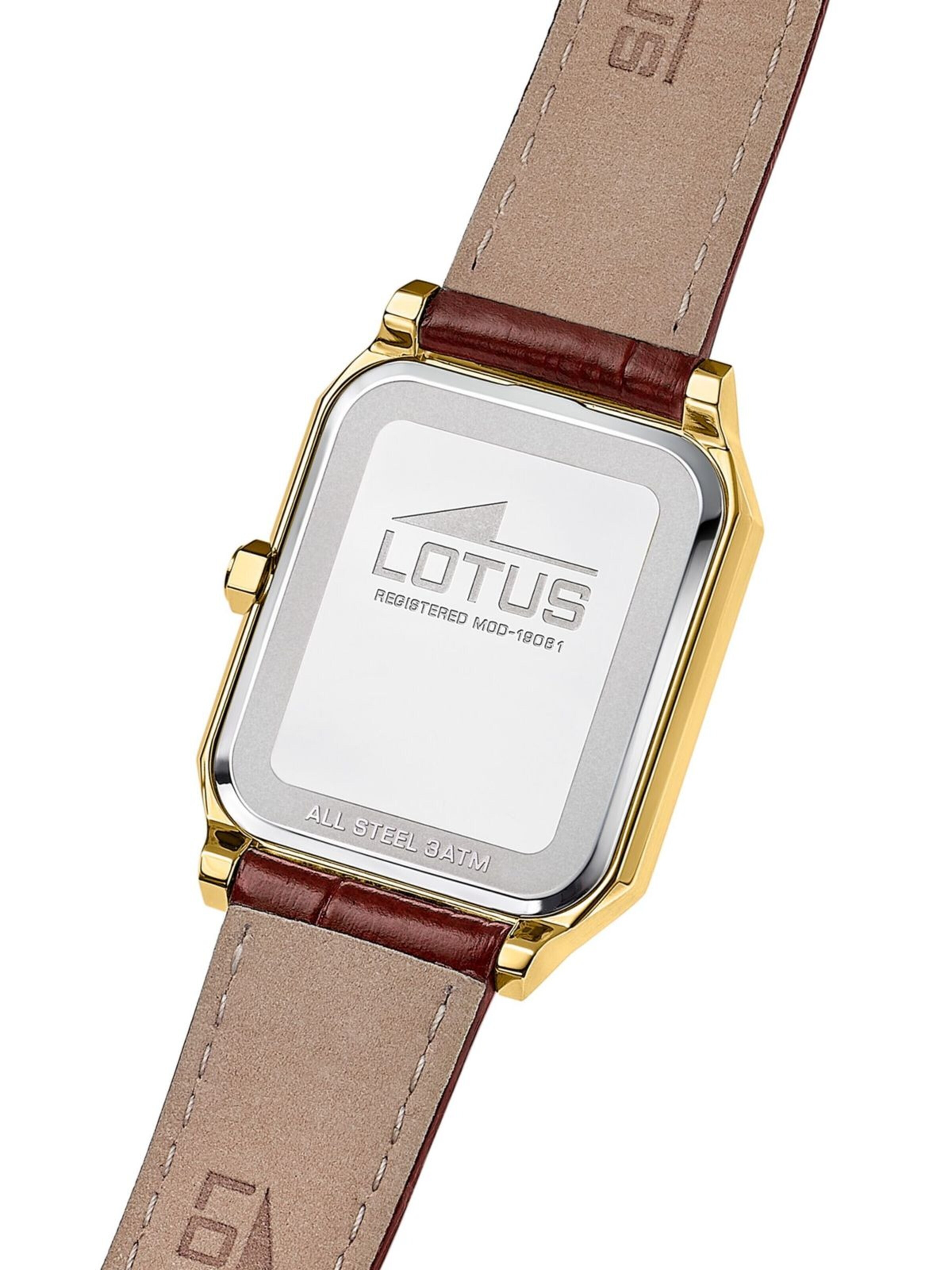 Lotus Analogové hodinky 'Date watch Square Series' – stříbrná