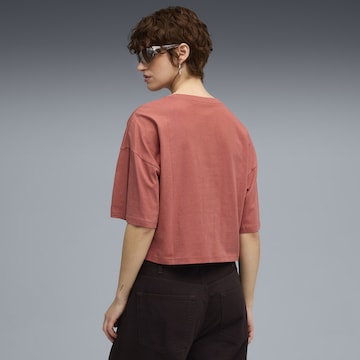 PUMA Oversized shirt 'Wardrobe Ess' in Rood