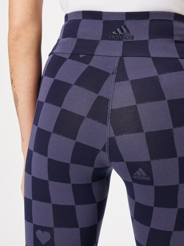 ADIDAS SPORTSWEAR Skinny Sports trousers in Blue