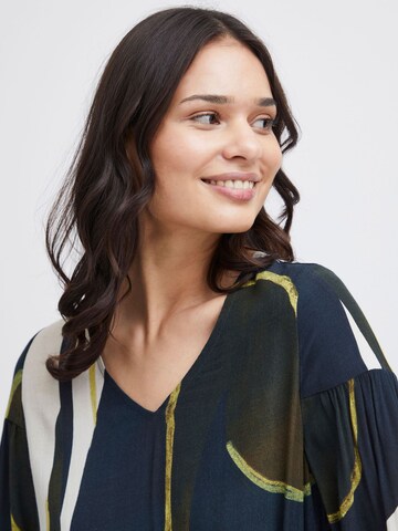 Chemisier ' Lena ' Fransa en bleu