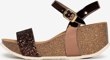 Bayton - Sandalias 'Hyas' en bronce: frente